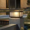 Solar Powered Post Cap Lights for Pillars, Modern Outdoor Post Lights