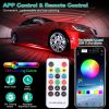 Waterproof RGB Underglow LED Strip Remote App Control Car Underbody Light