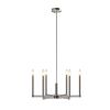 6-Light Contemporary Candelabra Styled Chandelier