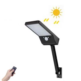 Outdoor Solar Flood Lights Sensor Light for Street Front Door Deck (Type: Flood Lights, Color: Black A)