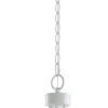 6-Light Metal Chandelier